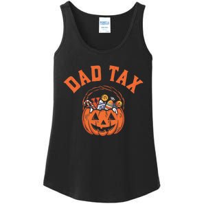 Funny Dad Tax Halloween Halloween Dad Joke Ladies Essential Tank