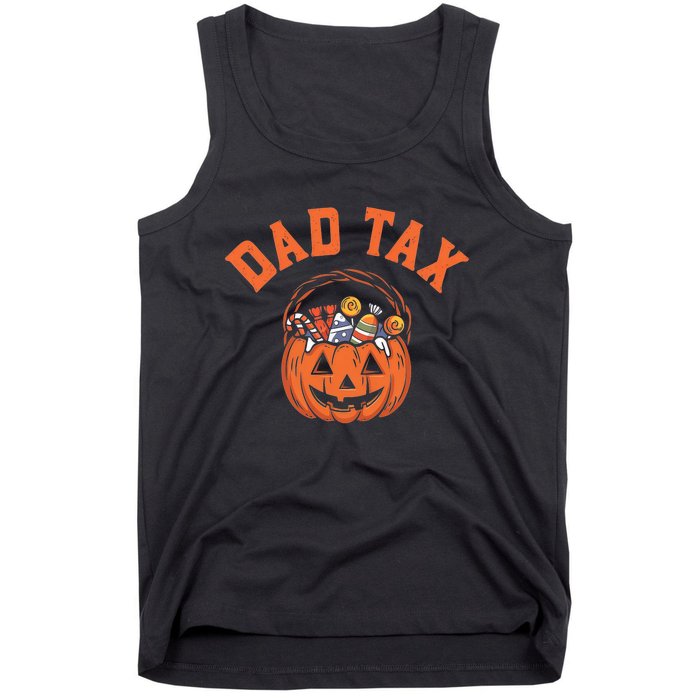 Funny Dad Tax Halloween Halloween Dad Joke Tank Top