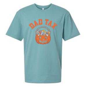 Funny Dad Tax Halloween Halloween Dad Joke Sueded Cloud Jersey T-Shirt