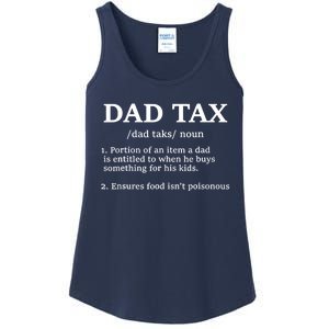 Funny Dad Tax Definition Ladies Essential Tank