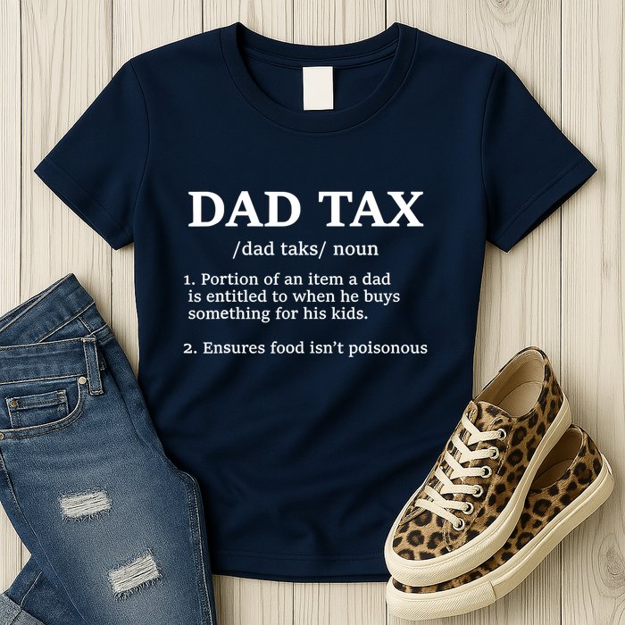 Funny Dad Tax Definition Womens T-Shirt