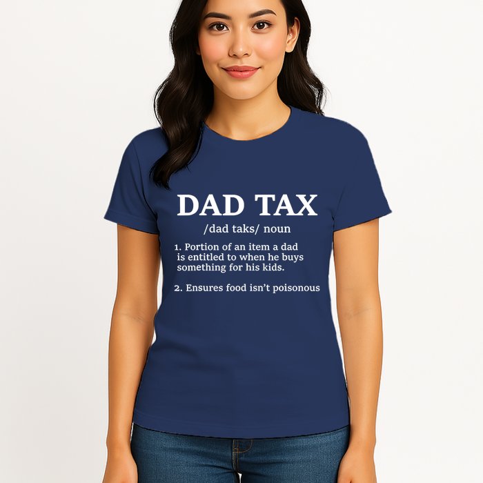 Funny Dad Tax Definition Womens T-Shirt
