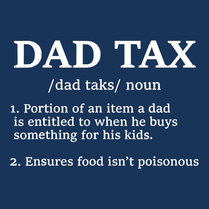 Funny Dad Tax Definition Womens T-Shirt