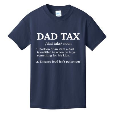 Funny Dad Tax Definition Kids T-Shirt