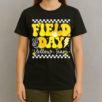 Field Day Trip Yellow Team Color Game Competition  T-Shirt