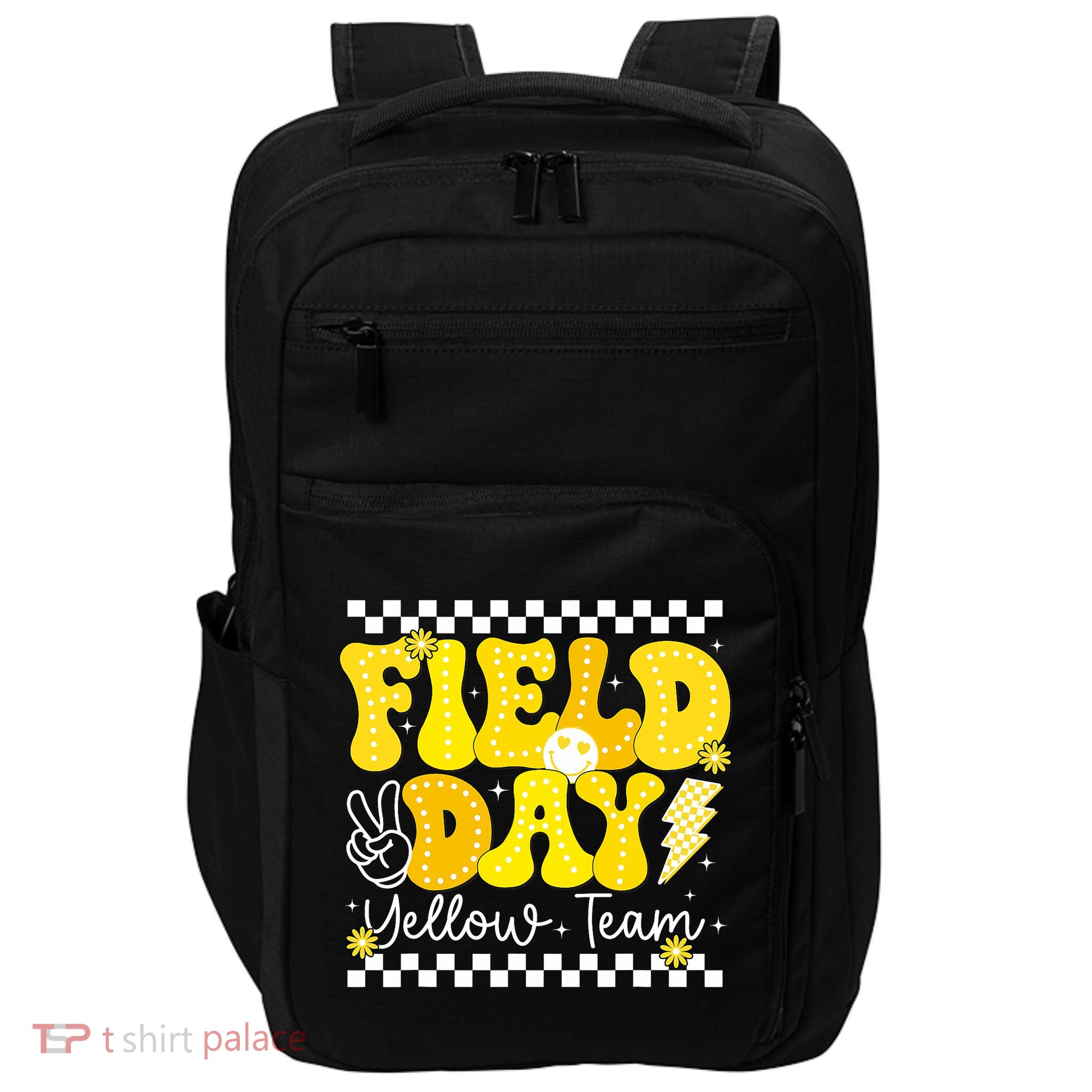 Field Day Trip Yellow Team Color Game Competition  Impact Tech Backpack