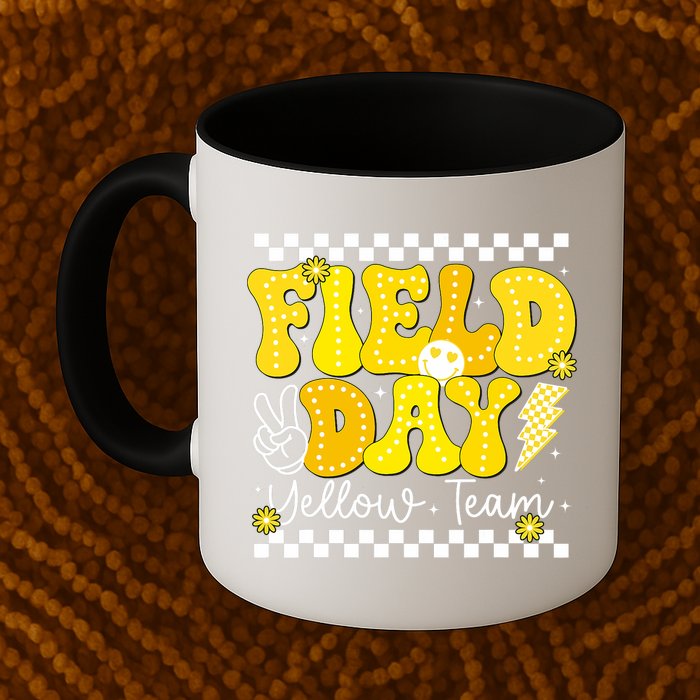 Field Day Trip Yellow Team Color Game Competition  Mug