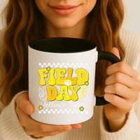 Field Day Trip Yellow Team Color Game Competition  Mug