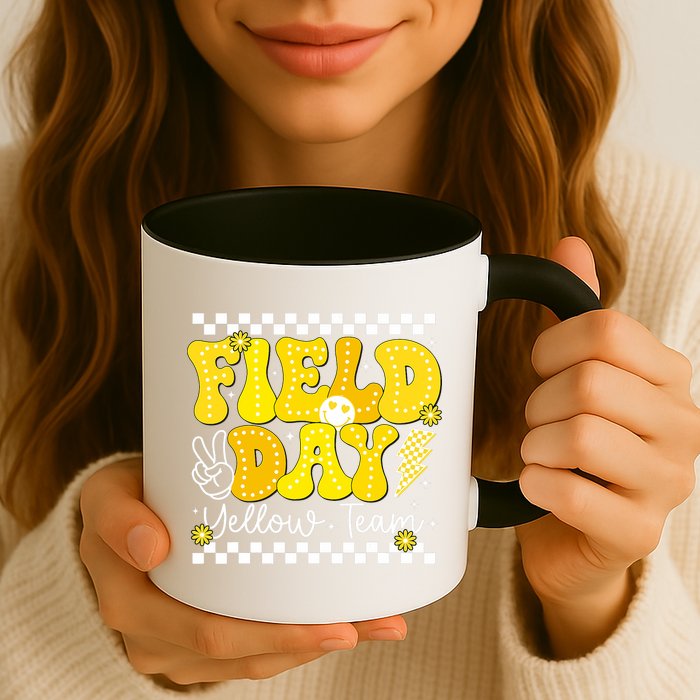 Field Day Trip Yellow Team Color Game Competition  Mug