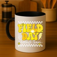 Field Day Trip Yellow Team Color Game Competition  Mug