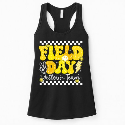 Field Day Trip Yellow Team Color Game Competition  Womens Tank Top
