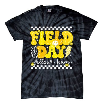 Field Day Trip Yellow Team Color Game Competition  Tie-Dye T-Shirt
