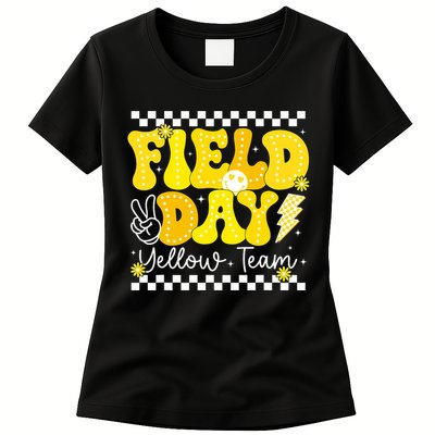 Field Day Trip Yellow Team Color Game Competition  Womens T-Shirt