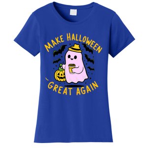 Funny Donald Trump Trumpkin Make Halloween Great Again Gift Women's T-Shirt