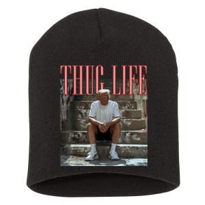 Funny Donald Trump Friends Thug Life Short Acrylic Beanie