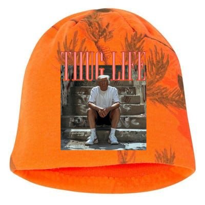 Funny Donald Trump Friends Thug Life Kati - Camo Knit Beanie