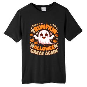 Funny Donald Trump Trumpkin Make Halloween Great Again Gift Tall Fusion ChromaSoft Performance T-Shirt