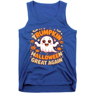 Funny Donald Trump Trumpkin Make Halloween Great Again Gift Tank Top