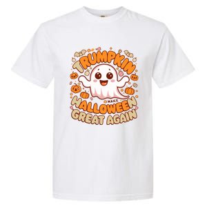 Funny Donald Trump Trumpkin Make Halloween Great Again Gift Garment-Dyed Heavyweight T-Shirt