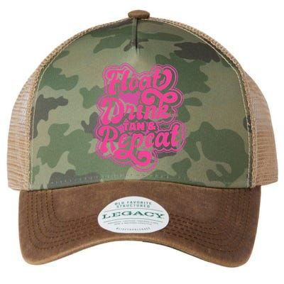 Float Drink Tan & Repeat River Tubing Legacy Tie Dye Trucker Hat