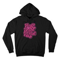 Float Drink Tan & Repeat River Tubing Hoodie