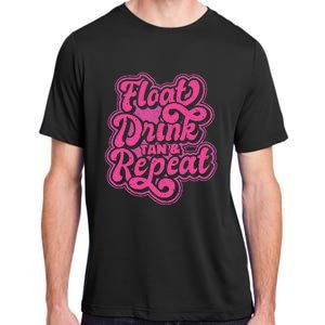 Float Drink Tan & Repeat River Tubing Adult ChromaSoft Performance T-Shirt