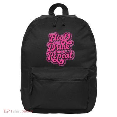 Float Drink Tan & Repeat River Tubing 16 in Basic Backpack