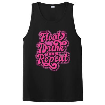 Float Drink Tan & Repeat River Tubing PosiCharge Competitor Tank