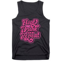 Float Drink Tan & Repeat River Tubing Tank Top