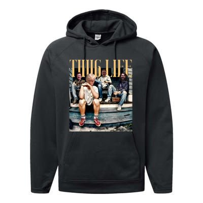 Funny Donald Trump Friends Thug Life Performance Fleece Hoodie