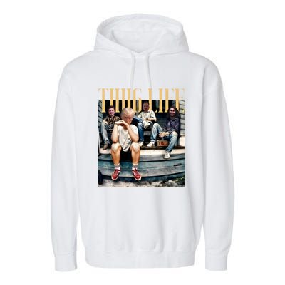 Funny Donald Trump Friends Thug Life Garment-Dyed Fleece Hoodie