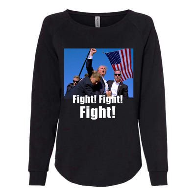 Fight! Donald Trump Fight Fighting Fighters Supporters Americans Womens California Wash Sweatshirt