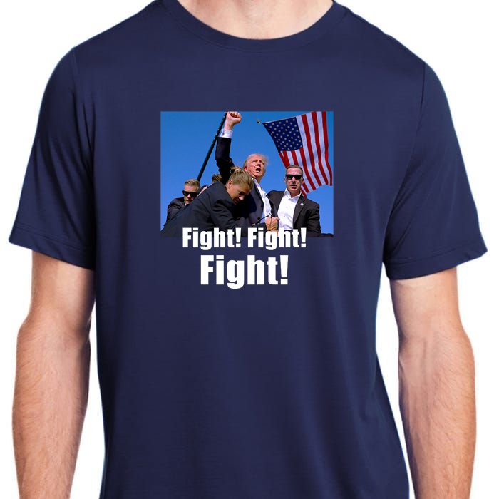 Fight! Donald Trump Fight Fighting Fighters Supporters Americans Adult ChromaSoft Performance T-Shirt