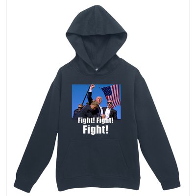 Fight! Donald Trump Fight Fighting Fighters Supporters Americans Urban Pullover Hoodie