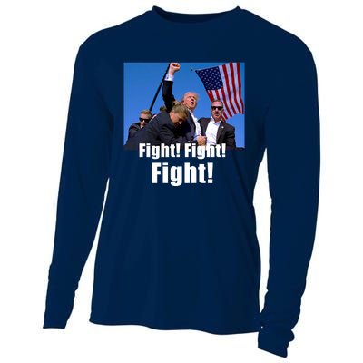 Fight! Donald Trump Fight Fighting Fighters Supporters Americans Cooling Performance Long Sleeve Crew