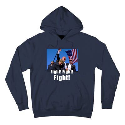 Fight! Donald Trump Fight Fighting Fighters Supporters Americans Tall Hoodie