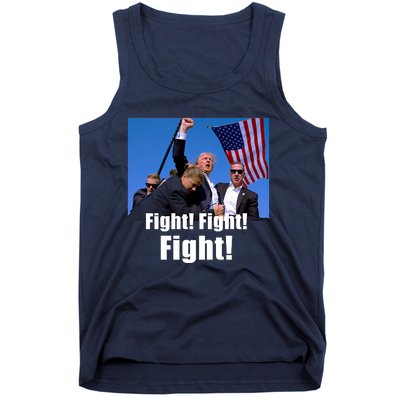 Fight! Donald Trump Fight Fighting Fighters Supporters Americans Tank Top