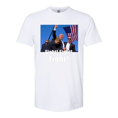 Fight! Donald Trump Fight Fighting Fighters Supporters Americans Softstyle CVC T-Shirt