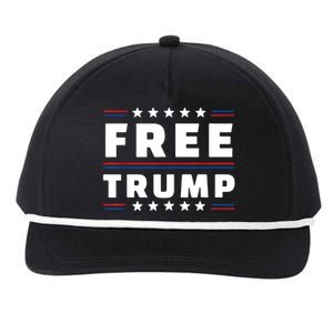 Free Donald Trump Republican Support Snapback Five-Panel Rope Hat