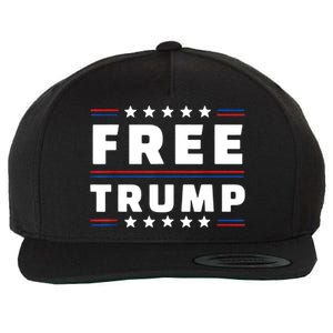 Free Donald Trump Republican Support Wool Snapback Cap