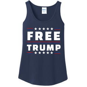 Free Donald Trump Republican Support Ladies Essential Tank