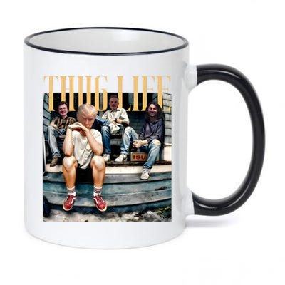 Funny Donald Trump Friends Thug Life 11oz Black Color Changing Mug