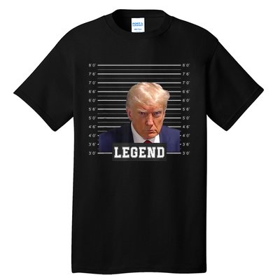 Free Donald Trump Mug Shot Republican President MAGA 2024 Tall T-Shirt