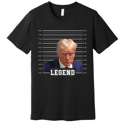 Free Donald Trump Mug Shot Republican President MAGA 2024 Premium T-Shirt