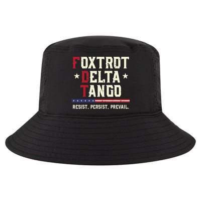 Foxtrot Delta Tango Resist Persist Protest Women Cool Comfort Performance Bucket Hat