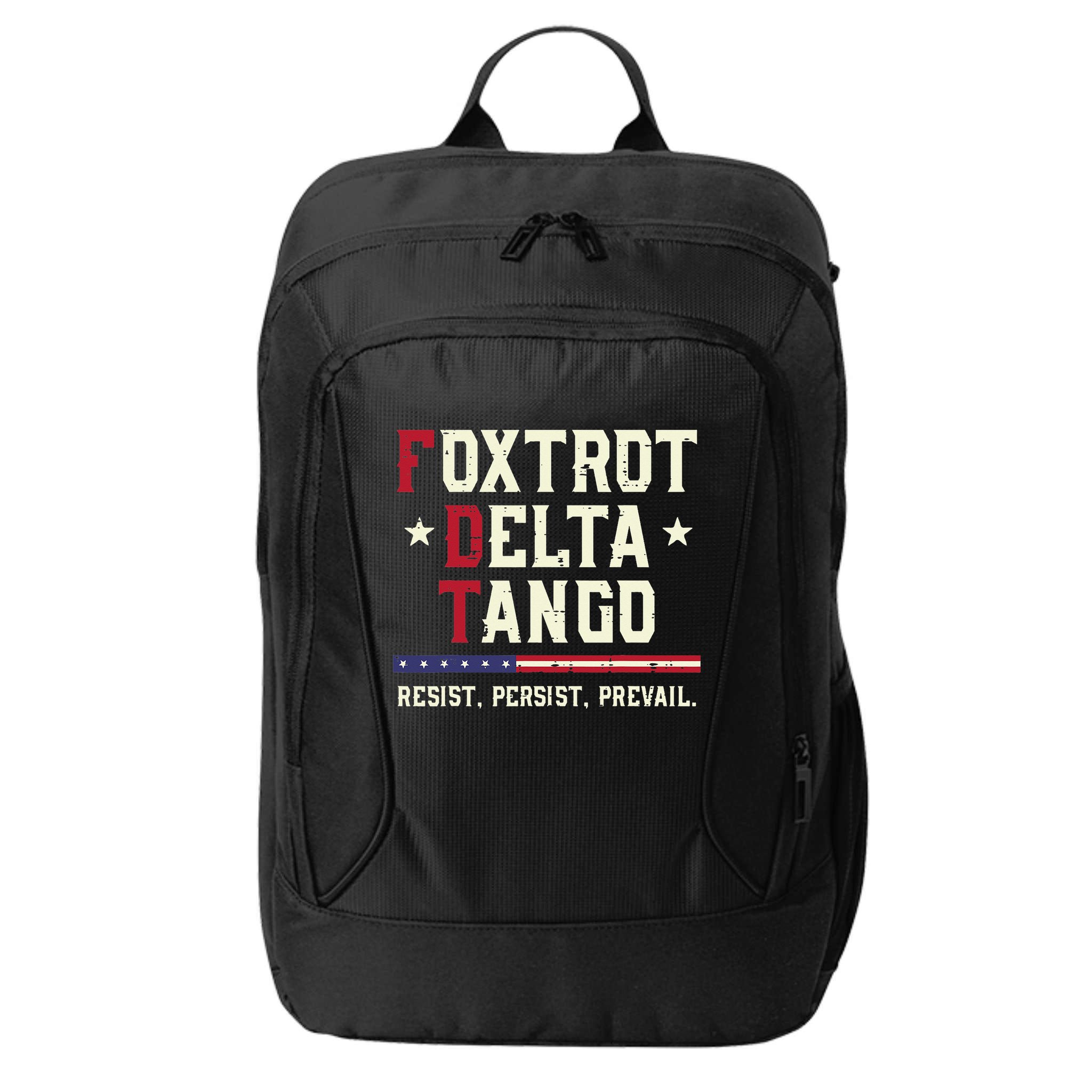Foxtrot Delta Tango Resist Persist Protest Women City Backpack