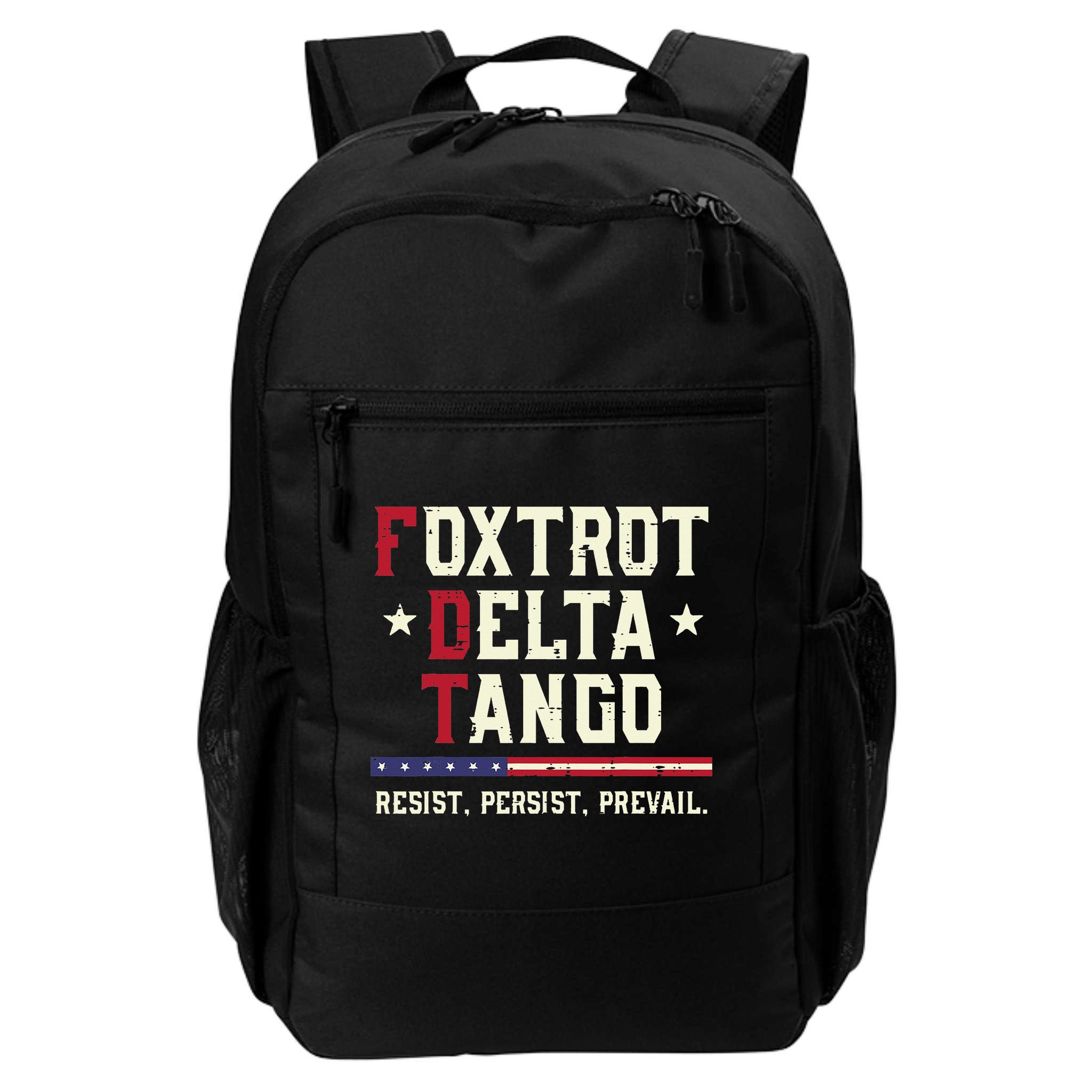 Foxtrot Delta Tango Resist Persist Protest Women Backpack