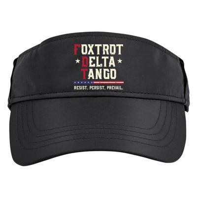 Foxtrot Delta Tango Resist Persist Protest Women Adult Drive Performance Visor
