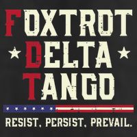 Foxtrot Delta Tango Resist Persist Protest Women Adult Drive Performance Visor