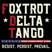 Foxtrot Delta Tango Resist Persist Protest Women Bucket Hat